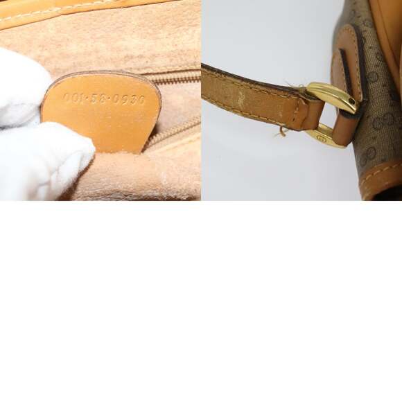 GUCCI Micro GG Supreme Shoulder Bag Pvc Beige Gold 001 58 001 58 - Picture 13 of 13